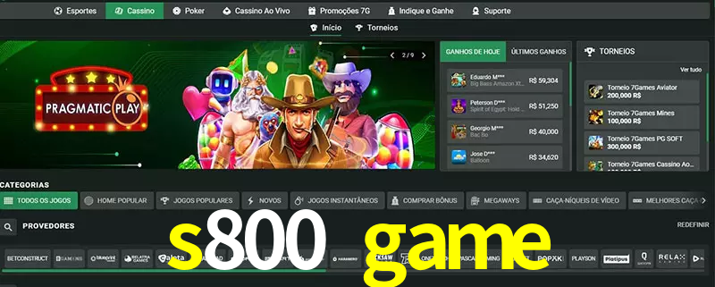 cassino s800 game