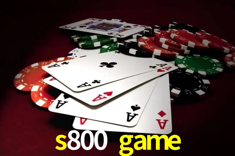 Tecnologia da Plataforma s800 game
