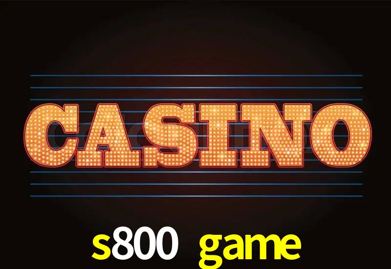 login s800 game