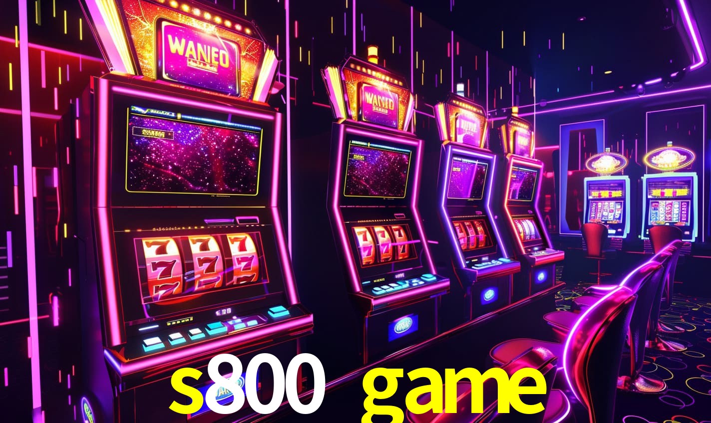 Interface do App s800 game